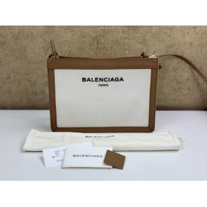 BALENCIAGA 339937 NAVY POCHETTE SHOULDER BAG