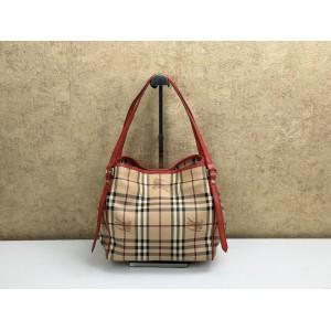 BURBERRY 3870751 HAYMARKET CHECK SMALL TOTE BAG