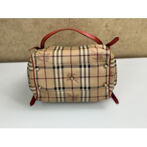 BURBERRY 3870751 HAYMARKET CHECK SMALL TOTE BAG
