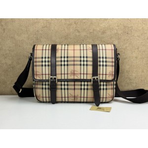 BURBERRY HAYMARKET CHECK CROSSBODY BAG