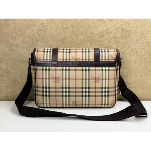 BURBERRY HAYMARKET CHECK CROSSBODY BAG