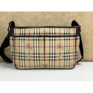 BURBERRY HAYMARKET CHECK CROSSBODY BAG