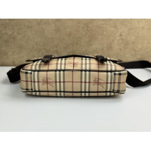 BURBERRY HAYMARKET CHECK CROSSBODY BAG