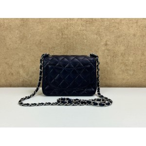 CHANEL PERFORATED QUILTED SQUARE MINI