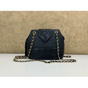 CHANEL MATELASSE DOUBLE CHAIN MINI SHOULDER BAG