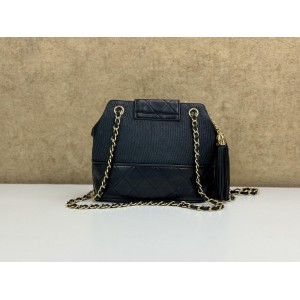 CHANEL MATELASSE DOUBLE CHAIN MINI SHOULDER BAG