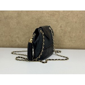 CHANEL MATELASSE DOUBLE CHAIN MINI SHOULDER BAG