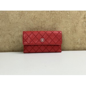 CHANEL CC L-DOUBLE LONG WALLET QUILTED