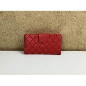 CHANEL CC L-DOUBLE LONG WALLET QUILTED