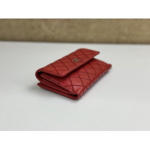 CHANEL CC L-DOUBLE LONG WALLET QUILTED