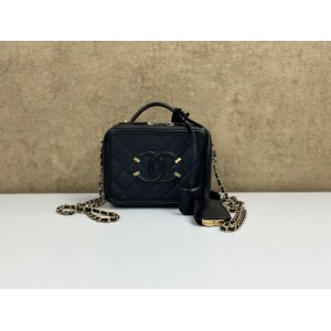 CHANEL A93342 SMALL CC FILIGREE VANITY CASE BAG