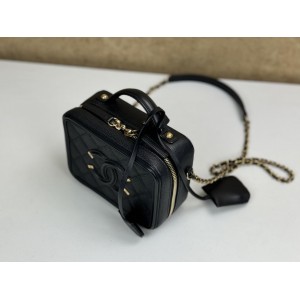 CHANEL A93342 SMALL CC FILIGREE VANITY CASE BAG