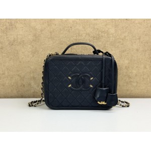 CHANEL A93344 LARGE CC FILIGREE VANITY CASE BAG