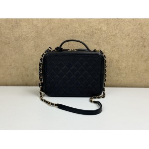 CHANEL A93344 LARGE CC FILIGREE VANITY CASE BAG