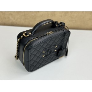CHANEL A93344 LARGE CC FILIGREE VANITY CASE BAG