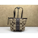 COACH F21950 SIGNATURE STRIPE TOTE