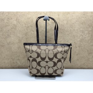 COACH F21950 SIGNATURE STRIPE TOTE