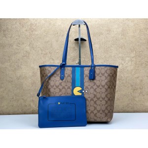 COACH 57277 LIMITED EDITION PAC MAN REVERSIBLE TOTE [NEW]