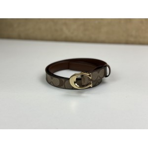 COACH C5716 SIGNATURE BUCKLE BELT [NEW]