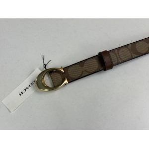 COACH C5716 SIGNATURE BUCKLE BELT [NEW]