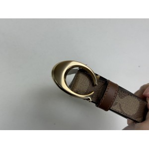 COACH C5716 SIGNATURE BUCKLE BELT [NEW]