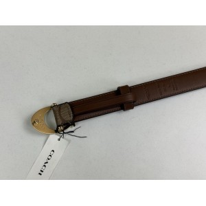 COACH C5716 SIGNATURE BUCKLE BELT [NEW]