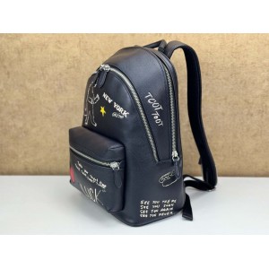 COACH CAJ84 CHARTER BACKPACK WITH SKETCH PRINT