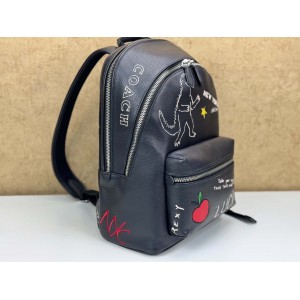 COACH CAJ84 CHARTER BACKPACK WITH SKETCH PRINT