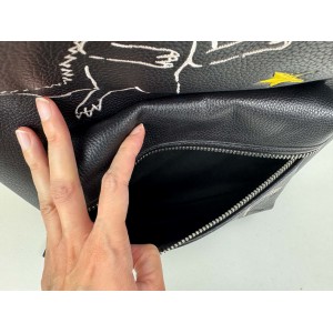COACH CAJ84 CHARTER BACKPACK WITH SKETCH PRINT