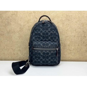 COACH CR763 MINI BACKPACK CROSSBODY IN SIGNATURE JACQUARD [NEW]