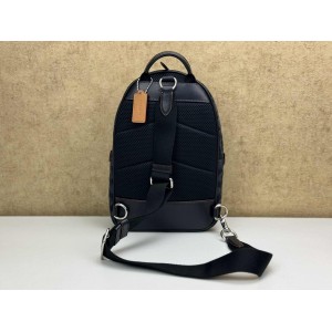 COACH CR763 MINI BACKPACK CROSSBODY IN SIGNATURE JACQUARD [NEW]