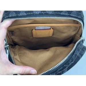 COACH CR763 MINI BACKPACK CROSSBODY IN SIGNATURE JACQUARD [NEW]