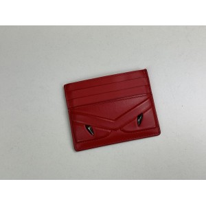 FENDI 7M0164 MONSTER LEATHER CARD HOLDER