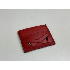 FENDI 7M0164 MONSTER LEATHER CARD HOLDER