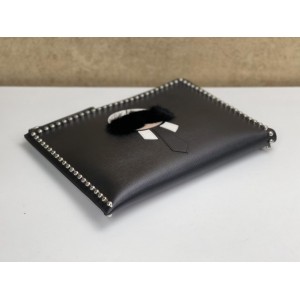 FENDI 8M0370 KARLITO STUDS CLUTCH