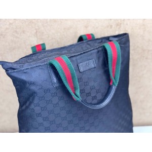 GUCCI 131233 GG WEB VERTICAL TOTE BAG