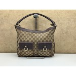 GUCCI 153025 GG CANVAS SHOULDER BAG