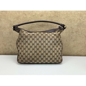 GUCCI 153025 GG CANVAS SHOULDER BAG