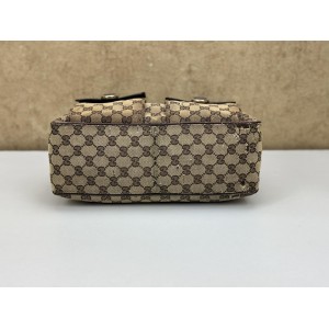 GUCCI 153025 GG CANVAS SHOULDER BAG