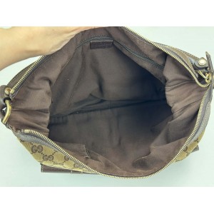 GUCCI 153025 GG CANVAS SHOULDER BAG