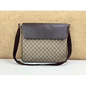GUCCI 353429 GG SUPREME CANVAS MESSENGER BAG
