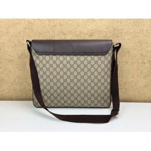 GUCCI 353429 GG SUPREME CANVAS MESSENGER BAG