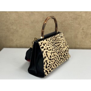 GUCCI 459076 BAMBOO NIMFAIR TOP HANDLE BAG