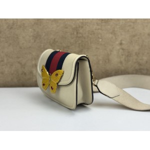 GUCCI 505388 BUTTERFLY TOTEM CROSSBODY BAG