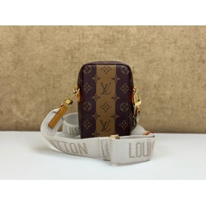 LOUIS VUITTON M81005 FLAP DOUBLE PHONE POUCH LOUIS VUITTON M81005 FLAP DOUBLE PHONE POUCH