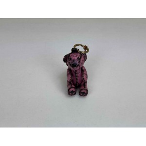 MCM MIZ6AZZ01PK001 VISETOS PATTERN BEAR KEYCHAIN CHARM