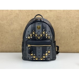 MCM MMK4AVI03EG001 SMALL STARK STUDS BACKPACK