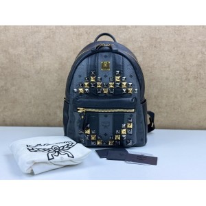MCM MMK4AVI03EG001 SMALL STARK STUDS BACKPACK