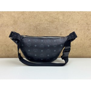 MCM MUZ9SF121BK001 FURSTEN BELT BAG IN VISETOS
