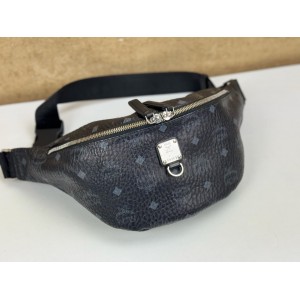 MCM MUZ9SF121BK001 FURSTEN BELT BAG IN VISETOS